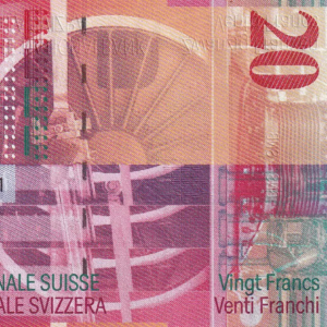 20 Swiss Francs Prop Money For Sale