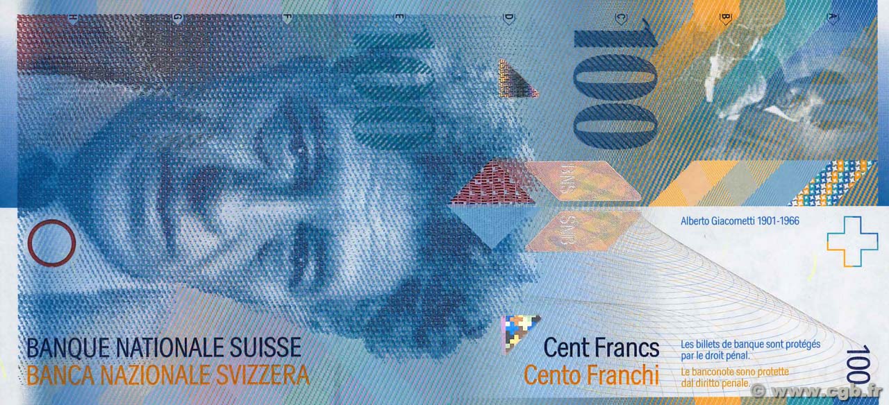 100 Swiss Francs Prop Money For Sale